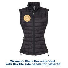 Women's Black Puffer Vest