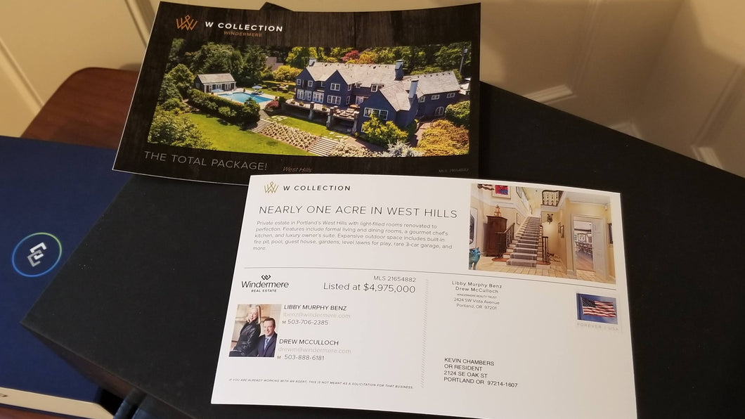 W Collection Postcard for Brentwood Listing - Libby Benz