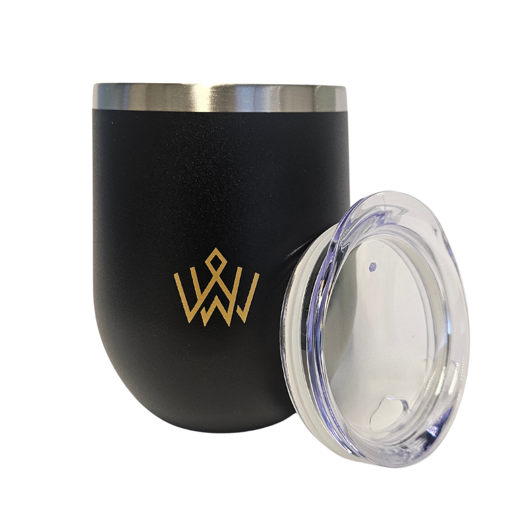 W Collection Stainless Steel Wine Tumbler - 12oz.