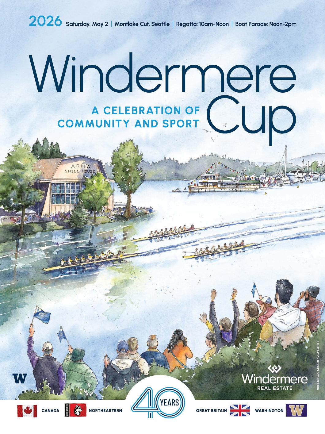 2026 Windermere Cup Poster - 40th