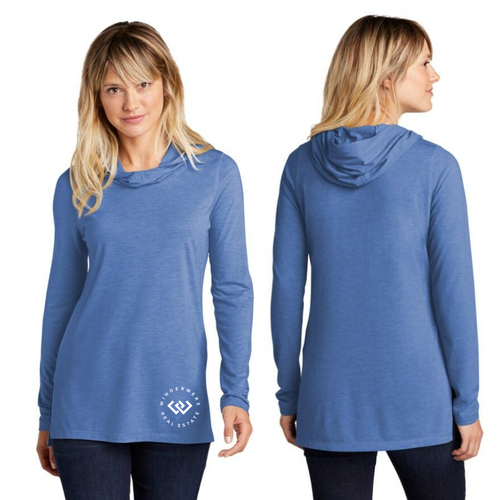 Sport-Tek Women's Posicharge Tri-Blend Wicking Long Sleeve Hoodie