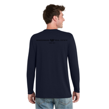 Mens Windermere Long Sleeve Tee - Deep Navy
