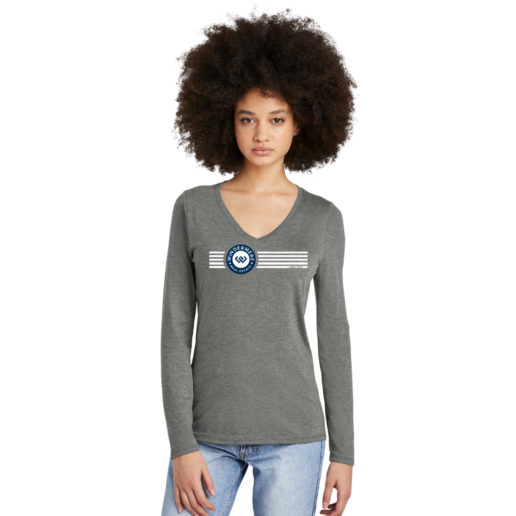 Long Sleeve V-Neck Womens Tee