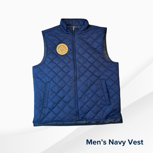 Men's Navy Weatherproof Vintage Diamond Quilted Vest