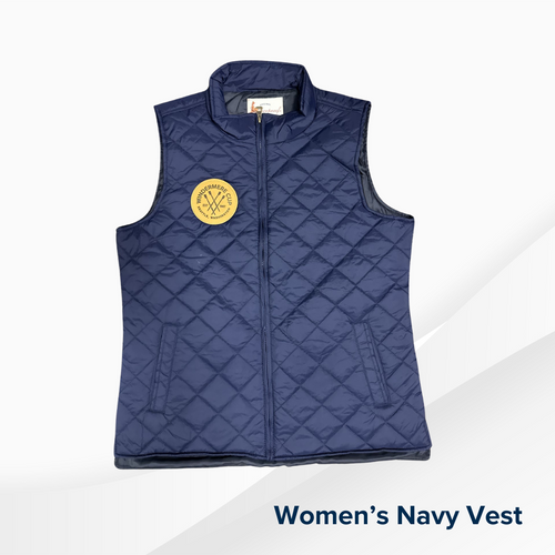 Women's Navy Weatherproof Vintage Diamond Quilted Vest