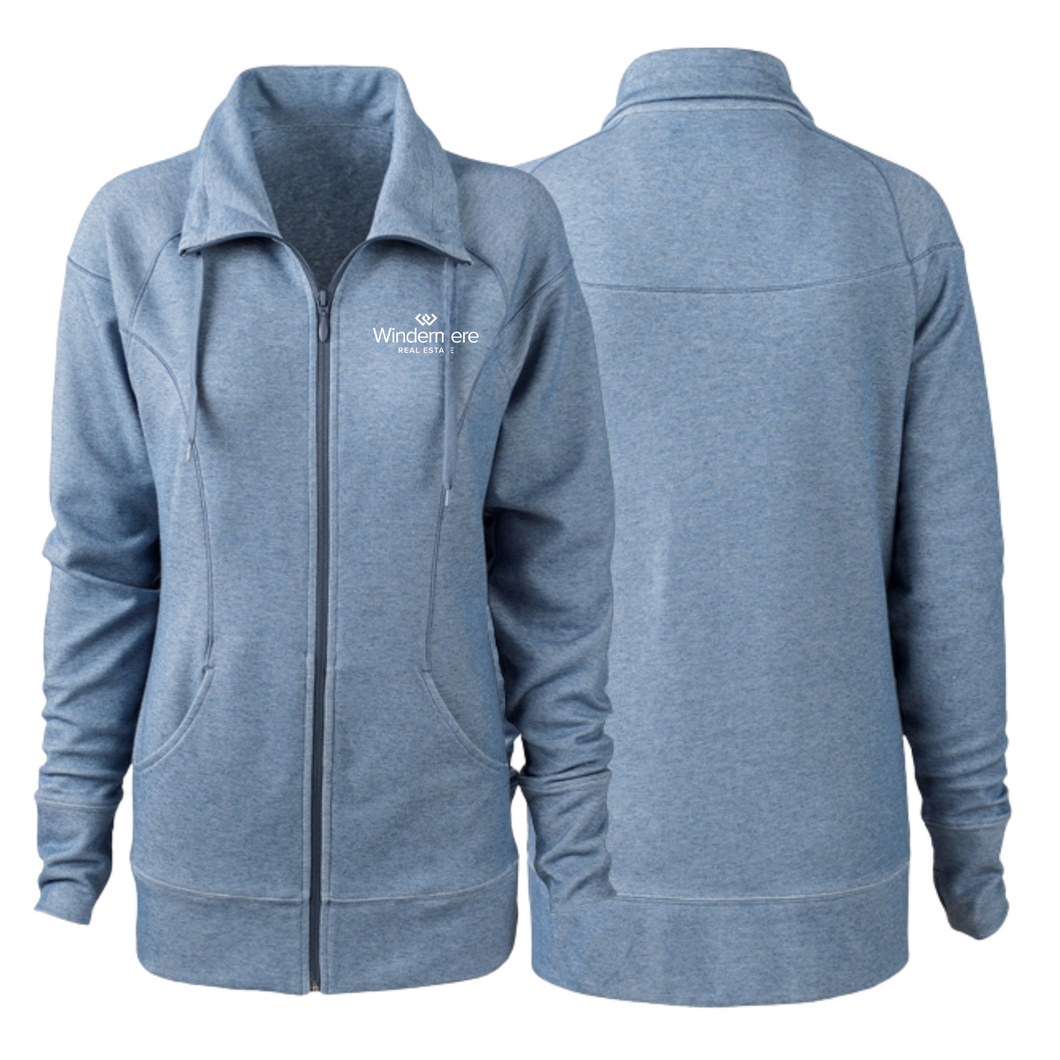Woodford Women's' Mid-Layer Heather Fleece Jacket