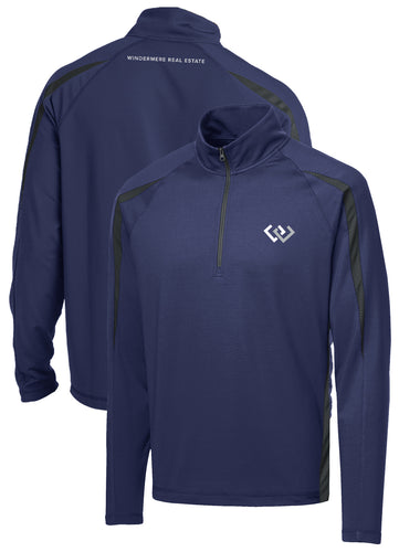 Sport-Tek® Sport-Wick® Stretch 1/2-Zip Colorblock Pullover