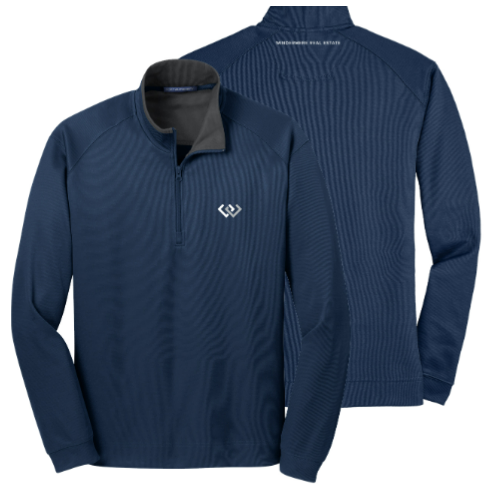 Port Authority Vertical Texture 1/4-Zip Pullover