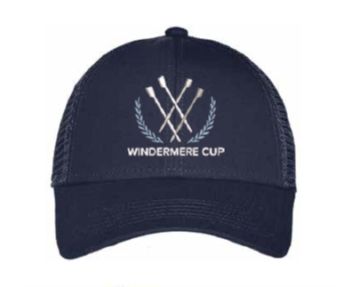 All Blue Hat with WC Logo and Laurel