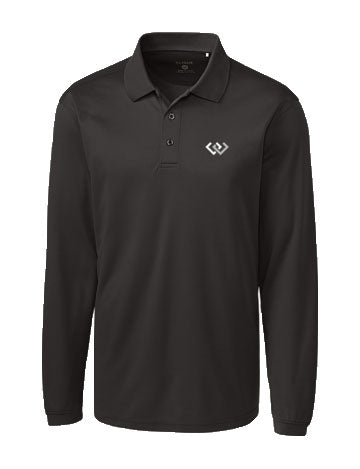 CLIQUE Men's Long Sleeve Pique Polo