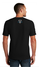 Men's black sort-sleeve commemorative T-shirt LARGE