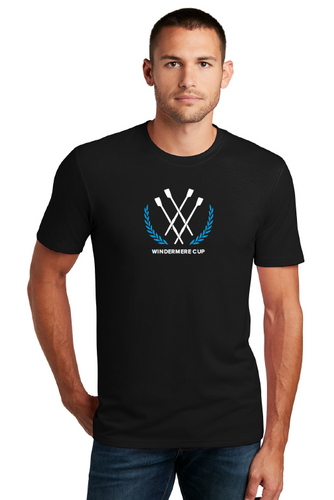 Men's black sort-sleeve commemorative T-shirt LARGE
