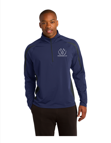 Unisex Sport-Tek® Sport-Wick® Stretch 1/2-Zip Colorblock Pullover