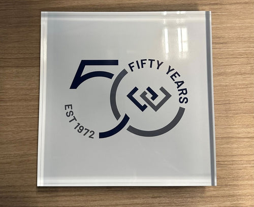 50th Anniversary Plaque